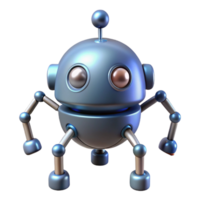 gorgeous dreamy traditional Photorealistic, isolated cutout, concept art of a single, intricately designed nanobot Hyper-specific with Transparent Background artisan png