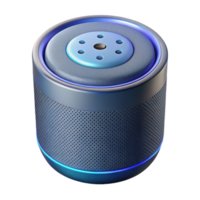 intense elegant Smart speaker with voice assistant activated with Transparent Background premium png