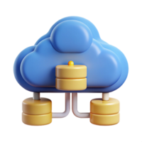 radiant organic Cloud computing data icon with Transparent Background impeccable png