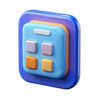 intense stunning Mobile app interface icon with Transparent Background masterfully captured png