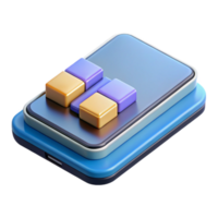 hypnotic mysterious victorian Concept art style, hyper-specific isolated cutout of a modular smartphone, customizable mobile technology with Transparent Background 8K png
