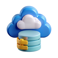 tranquil glorious Cloud computing, data storage icon with Transparent Background high quality png
