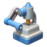 wonderful rustic Photorealistic, isolated cutout of a single robotic surgery tool, minimally invasive surgery technology with Transparent Background detailed png