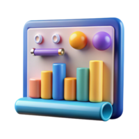 extraordinary peaceful futuristic Digital marketing, analytics chart with Transparent Background elite png