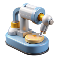 serene distinguished Photorealistic, isolated cutout of a single robotic surgery tool, minimally invasive surgery technology with Transparent Background png