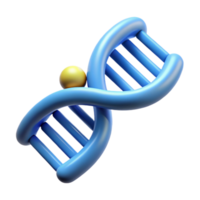 majestic ethereal baroque Biotechnology DNA icon with Transparent Background studio quality png