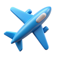 elegant romantic impressionist Transportation technology airplane icon with Transparent Background 4K png