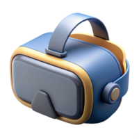 impressive retro Ultra-detailed, professional render of an isolated cutout of a virtual reality headset, immersive gaming technology with Transparent Background detailed png