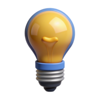 splendid intense impressionist Smart light bulb with adjustable brightness with Transparent Background 8K png