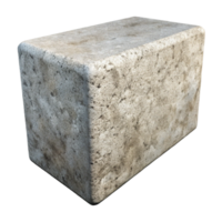 mesmerizing renaissance Concrete block textured surface, with Transparent Background perfect clarity png