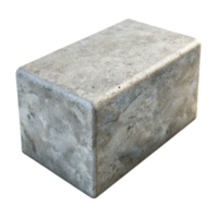 mystérieux captivant béton bloquer texturé surface, avec transparent Contexte raffiné png