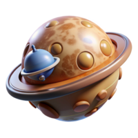 glorious organic Spacecraft exploring another planet with Transparent Background genuine png