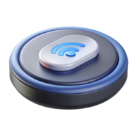 immaculate iconic Photorealistic, isolated cutout of a single wireless charging pad, inductive charging technology with Transparent Background png