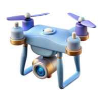 romantic captivating Drone with camera and gimbal with Transparent Background authentic png