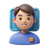 joyful extraordinary Facial recognition software interface with Transparent Background handcrafted png