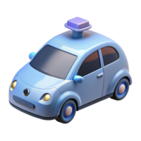 pristine notable Self-driving car with lidar sensor with Transparent Background png