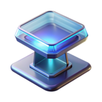 exquisite rustic Hyper-specific, concept art, isolated cutout of a futuristic, transparent, levitating display screen Ultra-detailed with Transparent Background professional png