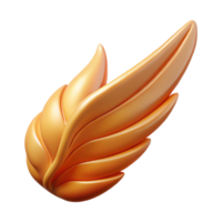 remarkable impressionist Isolated cutout, hyper-specific, concept art style render of Icarus's single melted wing feather with Transparent Background high quality png