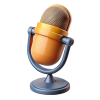 exquisite nordic Professional microphone for recording audio with Transparent Background sharp png