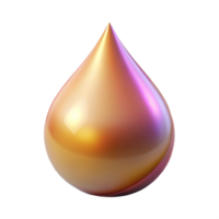 signature nordic Photorealistic, hyper-specific, concept art style render of a single drop of nectar from Olympus with Transparent Background masterfully captured png