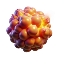 gorgeous memorable Ultra-detailed, concept art style, isolated cutout of a single, exploding supernova rendered in vibrant hues with Transparent Background png
