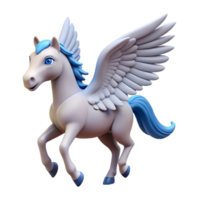 pristine signature Pegasus, winged horse with Transparent Background png