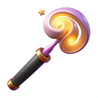 sought-after victorian A gleaming magic wand, swirling energy emanating from the tip with Transparent Background crisp png