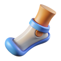 sumptuous celebrated Hyper-specific, photorealistic render of a biomechanical tendon replacement, isolated cutout with Transparent Background png