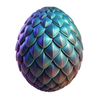 iconic baroque Concept art style, hyper-specific professional render of an isolated cutout, dragon egg with shimmering scales with Transparent Background ultra HD png