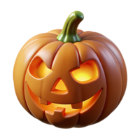 splendid dreamy rustic A spooky jack-o'-lantern, carved face, glowing inside with Transparent Background 4K png