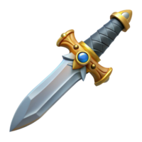 sought-after elegant A detailed dagger, ornate hilt, sharp blade with Transparent Background exclusive png