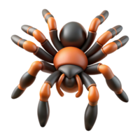 majestic coastal Hyper-specific, isolated cutout, concept art style professional render of a single tarantula with Transparent Background authentic png