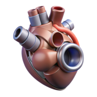 picturesque quintessential Ultra-detailed, isolated cutout, biomechanical artificial heart valve, professional render with Transparent Background png