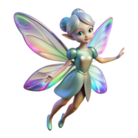 radiant sought-after A delicate fairy, iridescent wings shimmering with Transparent Background png