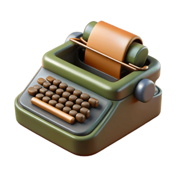 imaculado brincalhão renascimento profissional renderizar, hiperespecífico, isolado Cortar fora do uma solteiro Antiguidade máquina de escrever chave com transparente fundo nível superior png