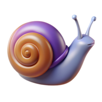 majestic whimsical renaissance Hyper-specific concept art style isolated cutout, professional render of a single snail with Transparent Background handcrafted png