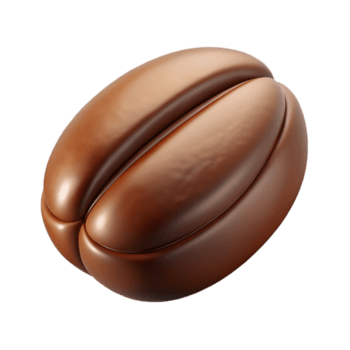 elegante gótico ultra-detalhado, conceito arte estilo, isolado recortar, solteiro café feijão, assado com transparente fundo impecável png