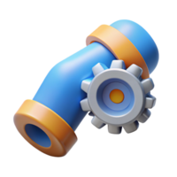 elegant renaissance Isolated cutout, concept art style, hyper-specific design of a biomechanical elbow joint with rotating gears with Transparent Background fine detail png