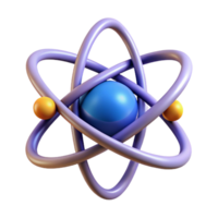impressive baroque A stylized, abstract representation of the atom with Transparent Background studio quality png