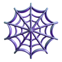 striking playful classic Photorealistic, hyper-specific, isolated cutout of a single, dew-covered spider web with Transparent Background studio quality png