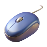 mesmerizing futuristic A single, abstract computer mouse with Transparent Background ultra HD png