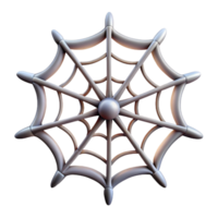exquisite timeless Photorealistic, hyper-specific, isolated cutout of a single, dew-covered spider web with Transparent Background png