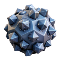 melancholic alluring Ultra-detailed, isolated cutout of a single, crystalline asteroid field fragment, hyper-specific crystal formations, concept art style with Transparent Background professional png