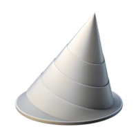 nostalgic extraordinary Scalable, geometric outline of a cone. Clean lines, single-weight stroke Scalable Design. original png