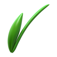impressive calm contemporary Single blade of grass, green with Transparent Background high resolution png