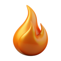 intense glorious A single, burning flame, abstract and stylized with Transparent Background detailed png