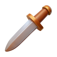 immaculate celebrated Professional render of a single Roman gladius, isolated cutout, hyper-specific, photorealistic with Transparent Background png