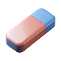 memorable victorian Hyper-specific photorealistic isolated cutout of a single eraser with Transparent Background masterfully captured png