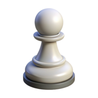 dramatic serene Ultra-detailed, photorealistic isolated cutout of a single white chess pawn Professional render with Transparent Background high resolution png