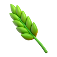unforgettable victorian Green stem of wheat with Transparent Background refined png